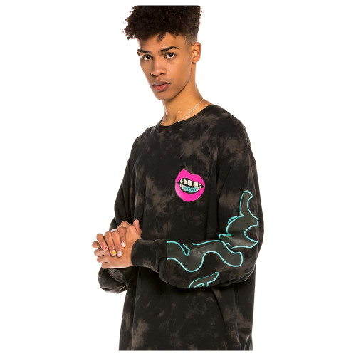 Grimey Ανδρική μακρυμάνικη μπλούζα Day Dreamer Bleached Long Sleeve